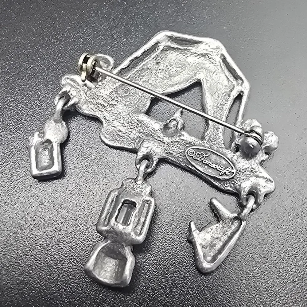 Danecraft Camp Themed Charm Brooch Camping Outdoors